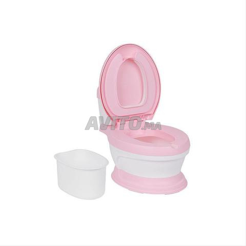 مرحاض محاكاة للأولاد والبنات. COLOR Bleu rose