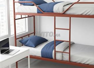 Lit industriel / rayonnage / vestiaire