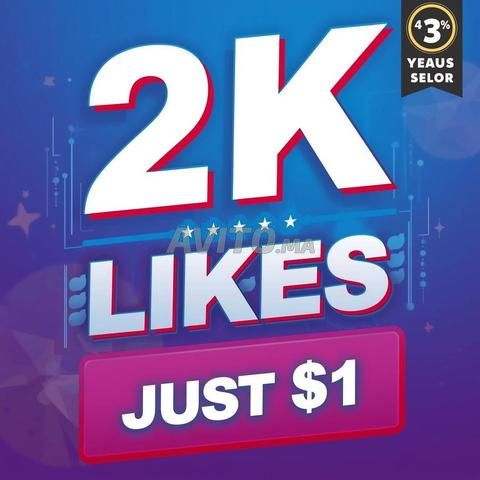 تعزيز فوري لمنشورات انستغرام الخاصة بك 2k likes