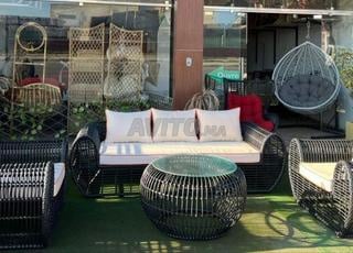 Salon DREAMGARDEN – Résine tressée/métal laqué