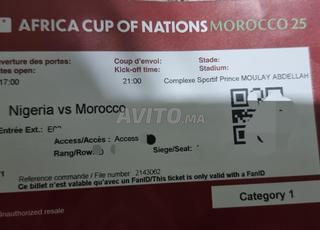 Catégorie 1 Maroc contre Nigeria