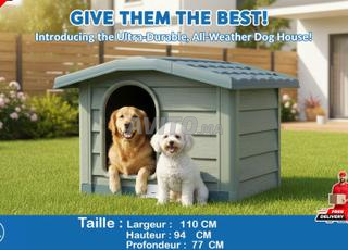 كوخ كلب كبير أخضر 110 × 94 × 77 سم