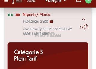 Tickets maroc