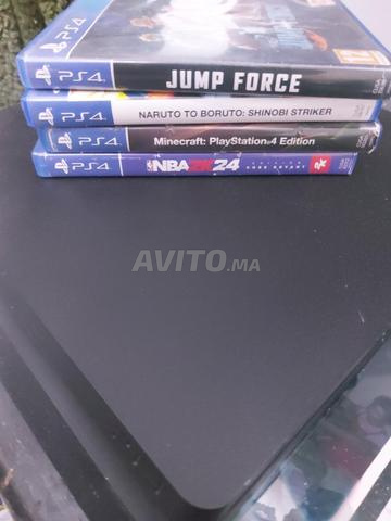 ps4 slim 1tb مع 4 ألعاب