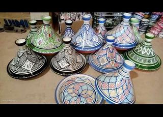 Petit tajine en poterie pour décoration - avec nom - idée cadeau