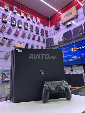 Ps4 Pro (slim) مفلاش 1Tb مع وحدة تحكم أصلية