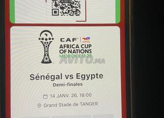 Billet demi finale egypt vs senegal