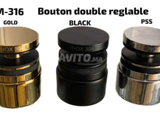 زر برغي مزدوج قابل للتعديل