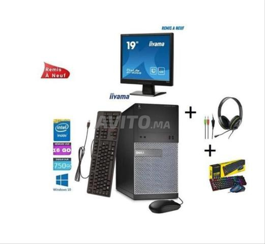 كمبيوتر مكتبي - 16 جيجابايت رام HDD 750 جيجابايت