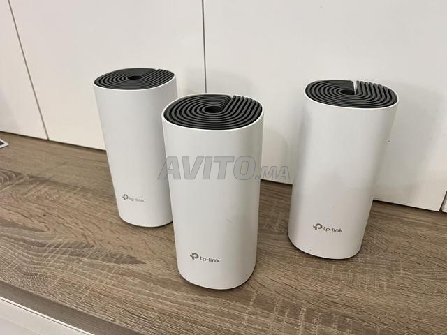 مجموعة 3 نقاط وصول واي فاي TP-Link Deco E4 - كالجديد