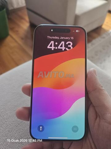 iPhone 15 Pro 128 جيجابايت | نظيف جدا | بطارية 88