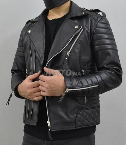 جاكيت جلد طبيعي حقيقي