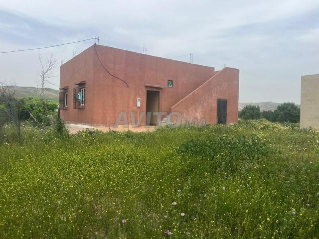 Terrain et maison à vendre Bouhlou Oued Imlil