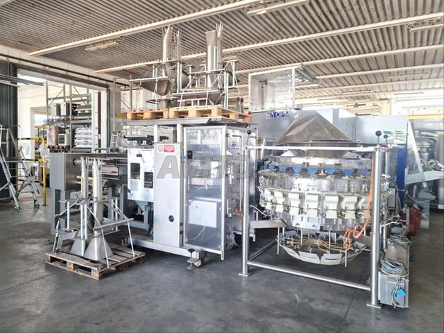 ماكينة تعبئة عمودية بخمسة رؤوس متعددة