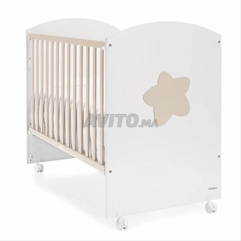 سرير أطفال 60x120 قابل للتطوير مع مرتبة - Cododo