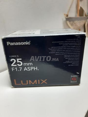 Objectif Lumix Panasonic 25mm 1.7 comme neuf