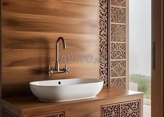 نجارة عصرية وتقليدية أسقف خشبية وديكور داخلي