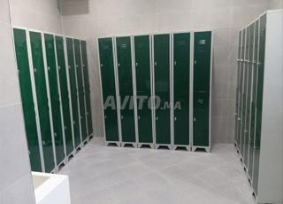 خزانة معدنية ، خزانة ذات قطعة واحدة ، 4 أبواب