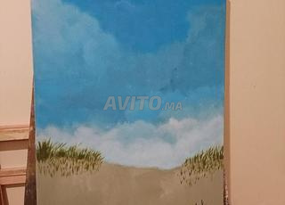 4 tableaux originaux sur toile