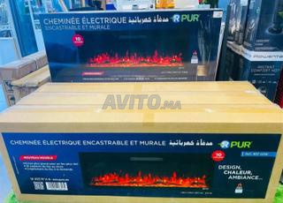 CHEMINÉE ÉLECTRIQUE ENCASTRABLE ET MURALE