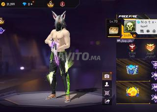 حساب فري فاير للتبديل فقط