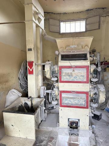 مطحنة حبوب مع مطحنة للتبرية Moulin à blé