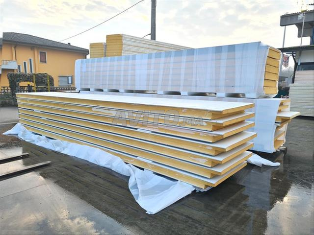 ألواح مستعملة لمجمد سعة 530 متر مكعب