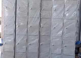 خزانة ملابس قطعة واحدة / خزانة معدنية / خزانة / سرير