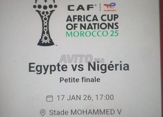2 Tickets Petite finale Egypt vs Nigéria