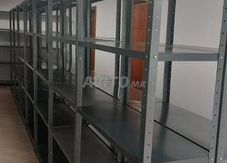 Rayonnage métallique robuste/armoire/lit/clapet