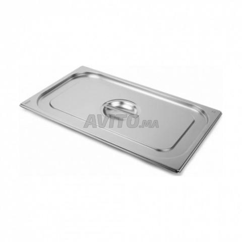 غطاء جاسترونورم من الفولاذ المقاوم للصدأ GN 1/6