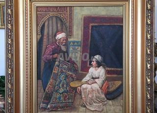 لوحة زيتية على قماش للجمع