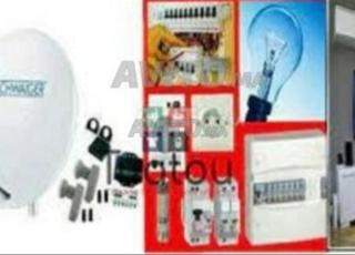 Services en électricité, installation de télévision et parabole