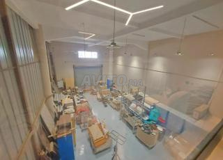 تأجير مستودع 500 متر مربع المنطقة الصناعية بوسكورة