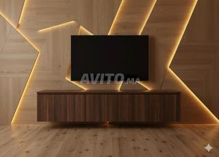 Meuble TV moderne gain de place