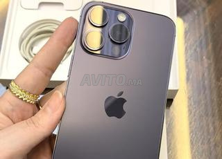 ايفون 14 برو ماكس، 256 جيجابايت، لون بنفسجي داكن.