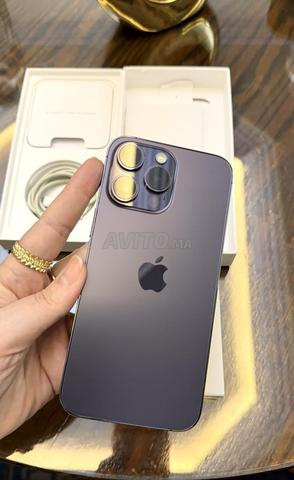 ايفون 14 برو ماكس، 256 جيجابايت، لون بنفسجي داكن.