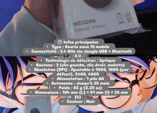 فأرة ديل MS3320W