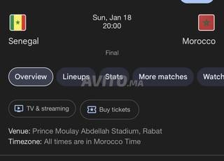 Je cherche un ticket pour la final de la can