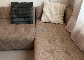 كنبة زاوية قابلة للإزالة