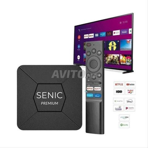 صندوق تلفزيون Senic SC-500 | تلفزيون جوجل 4K | أندرويد 14