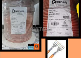 Bobine câble réseau Cat6A Aginode F/FTP LSZH 500m