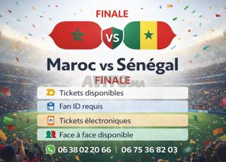 Billets Maroc vs Sénégal finale CAN