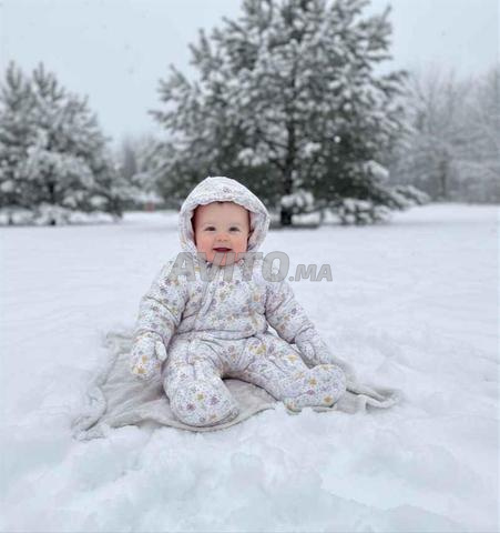 بدلة أطفال للرضع للشتاء 6 أشهر دافئة ومريحة