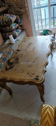 Table à manger en bois d'excellente qualité, négociable - 2