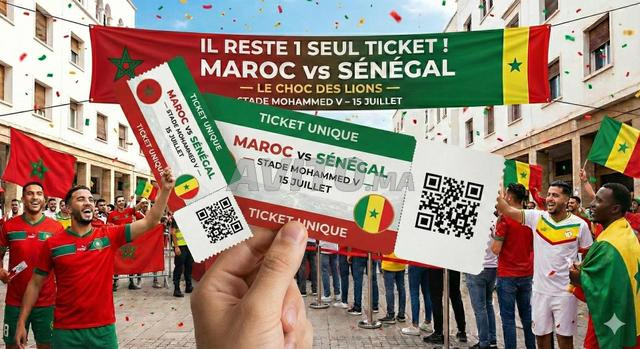 Ticket final cat 1 face à face Rabat