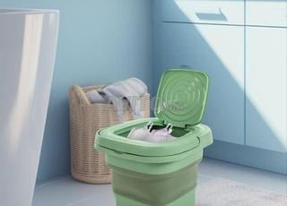 Mini machine à laver pliable