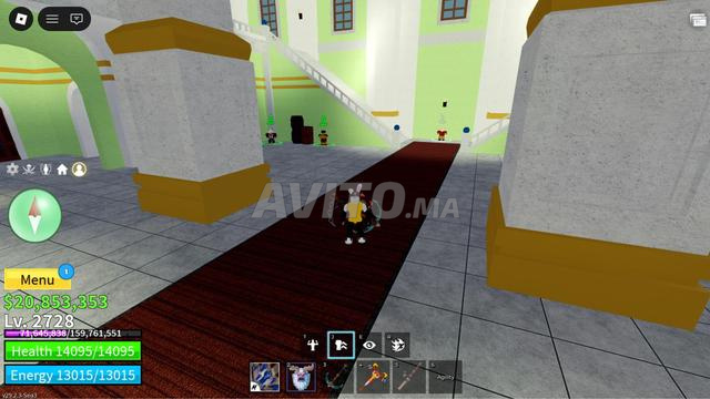 حساب blox fruit مستوى 2800 shark anchor