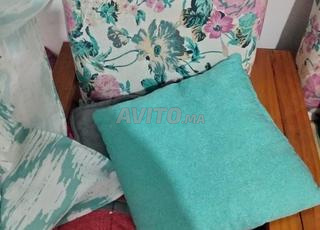 Fauteuil rabattable avec 2 chaises en bois massif