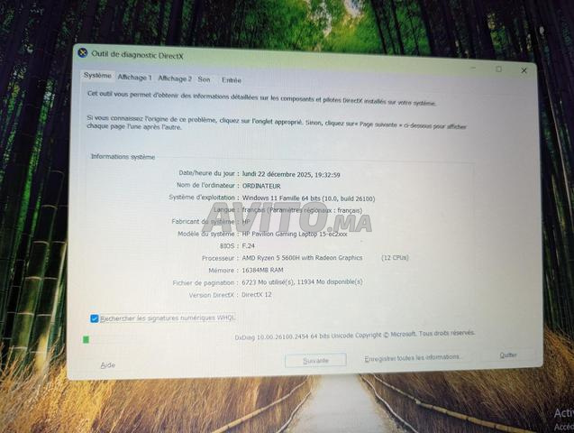 HP gaming RTX 3050Ti